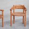 Mid-Century Solid Pine Dining Chairs by Rainer Daumiller, Set of 4 2
