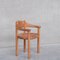 Mid-Century Esszimmerstühle aus massivem Kiefernholz von Rainer Daumiller, 4er Set 1