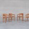 Mid-Century Esszimmerstühle aus massivem Kiefernholz von Rainer Daumiller, 4er Set 4