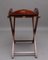 19th Century Mahogany Folding Butlers Tray on Stand, Set of 2, Image 5