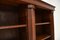 Langes antikes viktorianisches offenes Bücherregal aus massiver Eiche 6