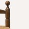 Silla decorativa francesa baja de paja de junco de Charles Dudouyt, Imagen 4