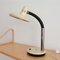 Mid-Century Modern Beige Metal Gooseneck Work Desk Table Lamp, 1960s 4