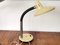 Mid-Century Modern Beige Metall Schwanenhals Schreibtisch Tischlampe, 1960er 5