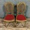 Louis XVI Golden Wood Chairs, 1900s, Set of 2 1