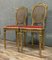 Louis XVI Golden Wood Chairs, 1900s, Set of 2 3