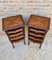 French Louis XV Tulipwood Veneer Bedside Tables or Nightstands, Set of 2, Image 16