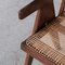 Bürostuhl aus Schilfrohr & Teak von Pierre Jeanneret 14