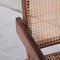 Bürostuhl aus Schilfrohr & Teak von Pierre Jeanneret 9