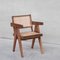 Cane and Teak Office Chair by Pierre Jeanneret, Image 1