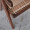 Bürostuhl aus Schilfrohr & Teak von Pierre Jeanneret 8