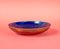 Handcrafted Bowl in Blue Enamel and Copper, 1960s 5