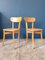 Light Beech Bistro Chairs, Set of 2 1