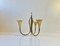 Scandinavian Modern Brass Hanging Candleholder from Ystad-Metall, 1960s, Image 1