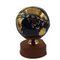 Sculpture Globe de Bureau en Porcelaine avec Drapeaux 9