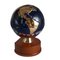 Sculpture Globe de Bureau en Porcelaine avec Drapeaux 7