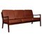 Cane-Seat Sofa by Ole Wanscher 1