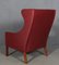 Poltrona Wingback di Børge Mogensen per Fredericia, Immagine 7