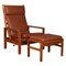 Lounge Chair with Ottoman by Henry Schubell, Set of 2 1