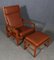 Lounge Chair with Ottoman by Henry Schubell, Set of 2, Image 2