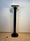 Art Deco Floor Lamp, Black Lacquer and Chrome, France circa 1930 2