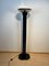 Art Deco Floor Lamp, Black Lacquer and Chrome, France circa 1930, Image 2
