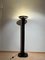 Art Deco Floor Lamp, Black Lacquer and Chrome, France circa 1930, Image 8