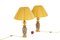 Satsuma Earthenware and Gilt Bronze Lamps, 1880s, Set of 2 10