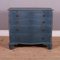 English Painted Serpentine Front Commode 2