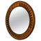 Vintage Teak Round Wall Mirror by Åke Wijkström, Sweden, 1960s, Image 1