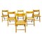 Vintage Rattan Folding Chairs, 1960s, Set of 6, Image 1