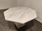 Italian White Octagonal Marble Dining Table, 1970s, Image 1
