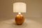 Mid-Century Modern Solid Pine Sculptural Table Lamp, Sweden, 1970s, Image 9
