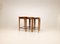 Art Deco Mahogany & Stained Birch Nesting Tables from NK Sweden, 1940s, Set of 3 4