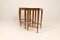 Art Deco Mahogany & Stained Birch Nesting Tables from NK Sweden, 1940s, Set of 3 9
