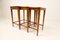 Art Deco Mahogany & Stained Birch Nesting Tables from NK Sweden, 1940s, Set of 3, Image 7