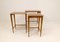 Art Deco Mahogany & Stained Birch Nesting Tables from NK Sweden, 1940s, Set of 3, Image 12