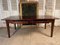 Antique Georgian Mahogany Double Drawer Dining Table 16