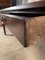 Antique Georgian Mahogany Double Drawer Dining Table 11