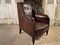 Antique French Leather Club Armchair, 1910 2
