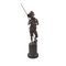 Bronze & Marmor Boy mit einer Angelrute 1