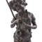 Ragazzo in bronzo e marmo con canna da pesca, Immagine 2