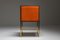 Messing und Orangefarbene Samt Stühle von Maison Jansen 12