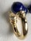 18 Karat Yellow Gold and Sodalite with Diamonds Necklace, Image 6