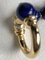 Collana in oro giallo 18 carati e sodalite con diamanti, Immagine 6