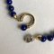 Collana in oro giallo 18 carati e sodalite con diamanti, Immagine 5