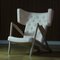 Grasshopper Armchair Wood and Fabric by Finn Juhl for Design M 6