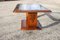 Vintage French Wooden and Glass Coffee Table Lounge Table 3