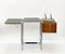 Bauhaus Chrome Tubular Foldable Desk with Drawers by Jean Burkhalter, France, 1930s 10