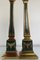 Empire Style Directoire Tole and Brass Table Lamps, 1960s, Set of 2 14